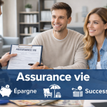 Assurance vie : couple signant un contrat avec un conseiller financier