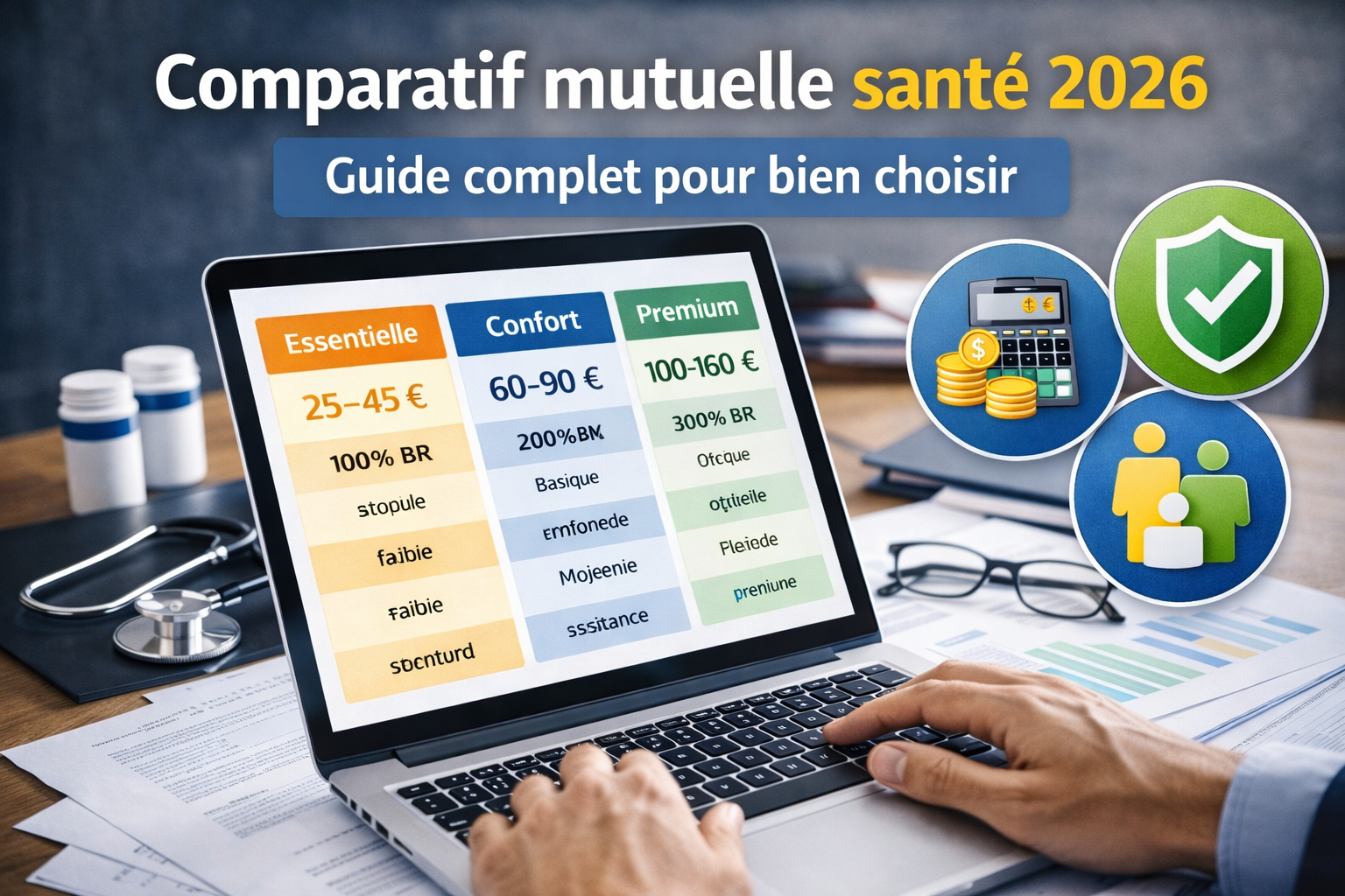 comparatif mutuelle santé 2026 pour choisir la meilleure complémentaire santé