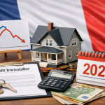 Crédit immobilier France 2026 : maison miniature, taux d’emprunt et évolution du marché