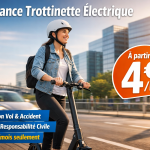 Assurance trottinette électrique dès 4 euros par mois avec garanties vol et accident