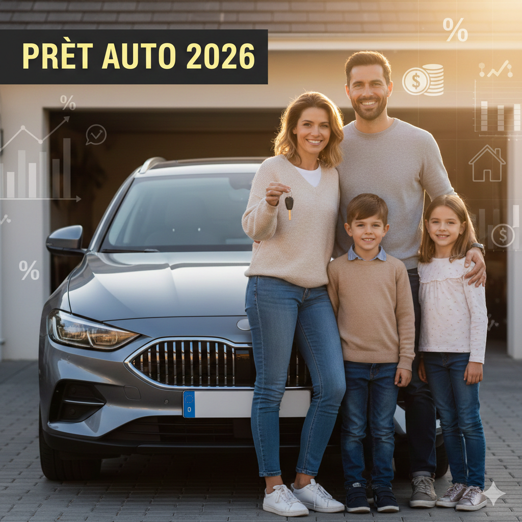 Guide complet sur le prêt auto en France avec simulation, taux et conseils pour financer l’achat d’une voiture